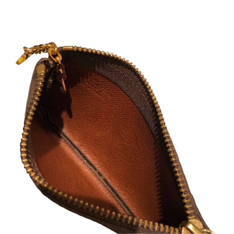 ルイ・ヴィトン LOUIS VUITTON ポシェットクレ M62650 ブラウン モノグラム レディース コインケース