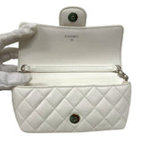 シャネル CHANEL マトラッセ チェーン アイウェアケース AP2044 ホワイト シルバー金具 キャビアスキン レディース ショルダーバッグ