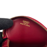 エルメス HERMES トゥッティフルッティ アップル コインケース □F刻 ルージュヴィフ GD金具 ボックスカーフ レディース コインケース