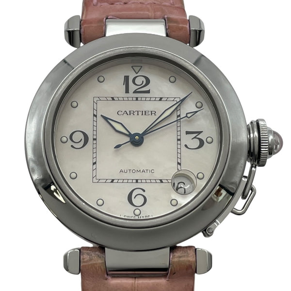 カルティエ Cartier パシャC ピンクシェル 2003年クリスマス限定 W3106499 ピンクシェル SS レディース 腕時計