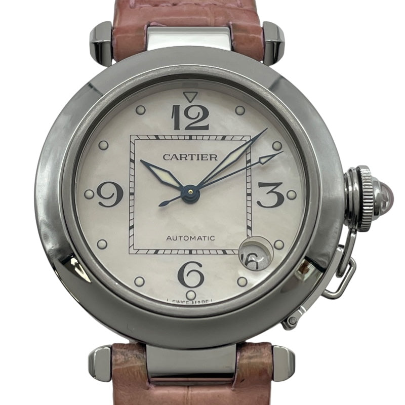 カルティエ Cartier パシャC ピンクシェル 2003年クリスマス限定 W3106499 ピンクシェル SS レディース 腕時計