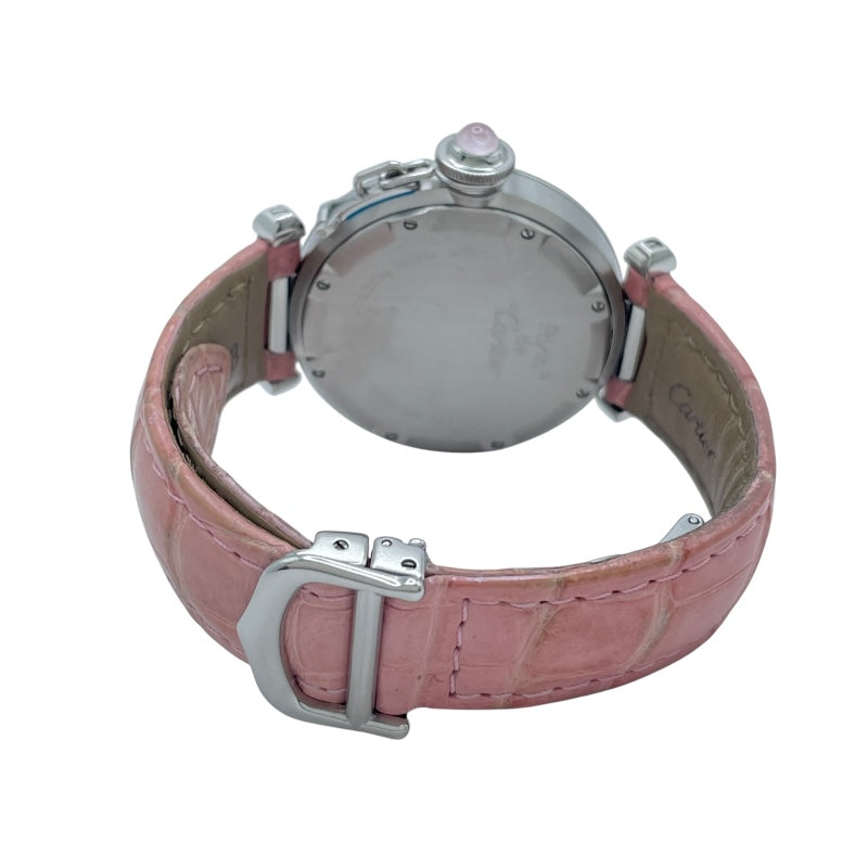 カルティエ Cartier パシャC ピンクシェル 2003年クリスマス限定 W3106499 ピンクシェル SS レディース 腕時計