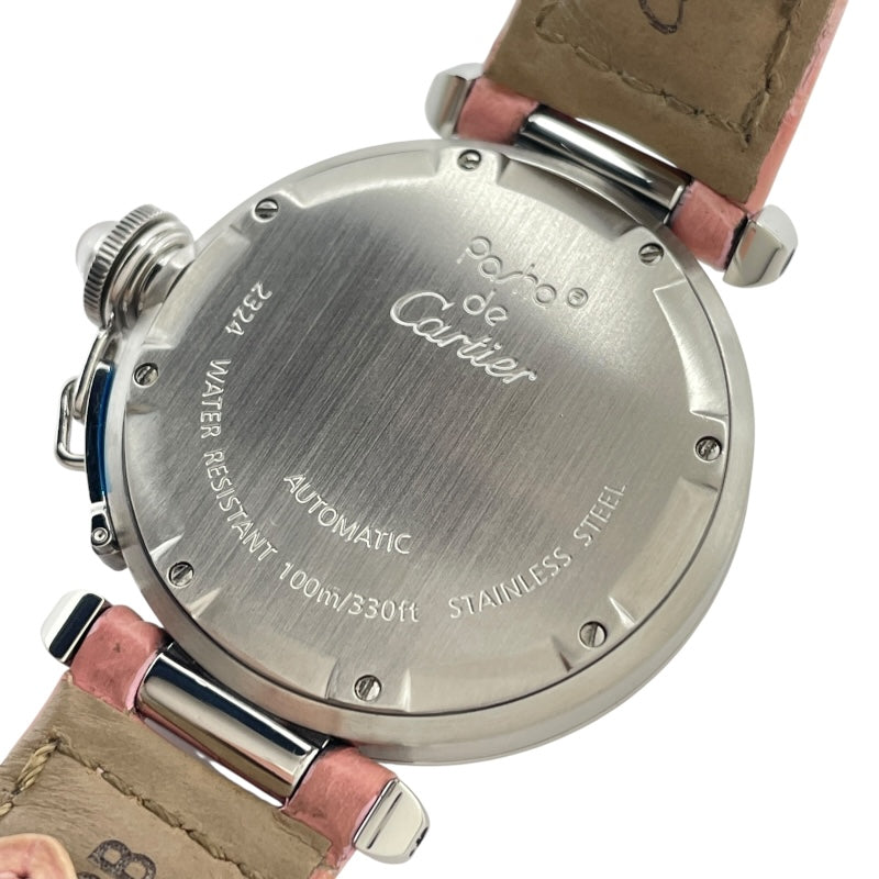 カルティエ Cartier パシャC ピンクシェル 2003年クリスマス限定 W3106499 ピンクシェル SS レディース 腕時計