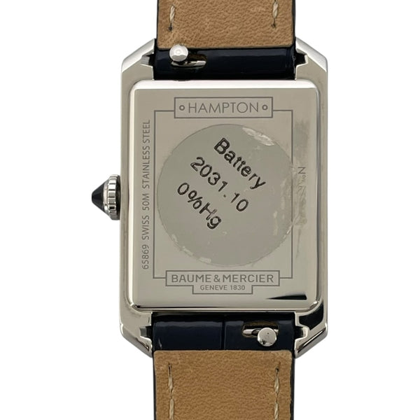 ボーム＆メルシェ BAUME & MERCIER ハンプトン クォーツ M0A10709 ブルー クオーツ レディース 腕時計