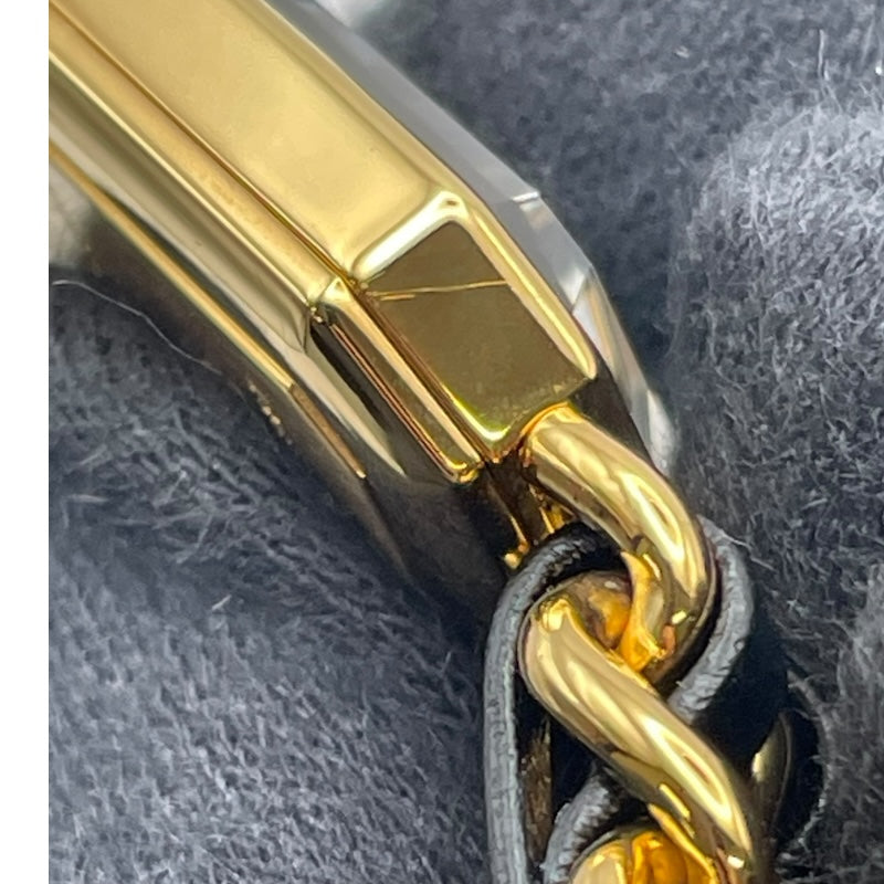 シャネル CHANEL プルミエール L H0001 ブラック GP クオーツ レディース 腕時計