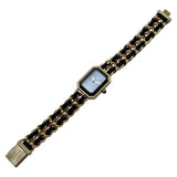 シャネル CHANEL プルミエール L H0001 ブラック GP クオーツ レディース 腕時計