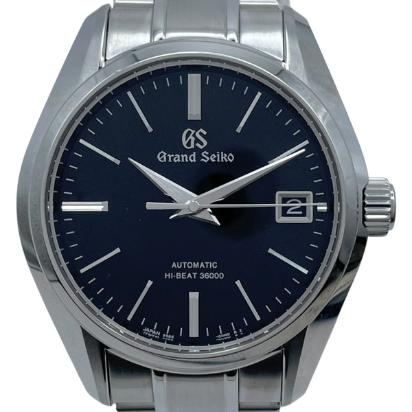 グランドセイコー Grand Seiko ヘリテージコレクション メカニカルハイビート36000 SBGH205 ブラック SS メンズ 腕時計
