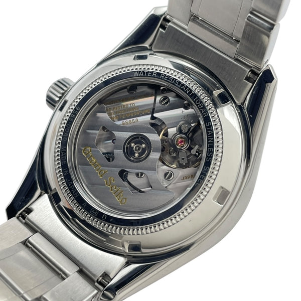 グランドセイコー Grand Seiko ヘリテージコレクション メカニカルハイビート36000 SBGH205 ブラック SS メンズ 腕時計