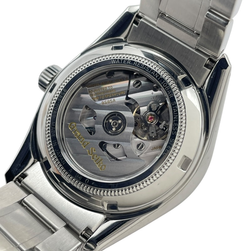 グランドセイコー Grand Seiko ヘリテージコレクション メカニカルハイビート36000 SBGH205 ブラック SS メンズ 腕時計
