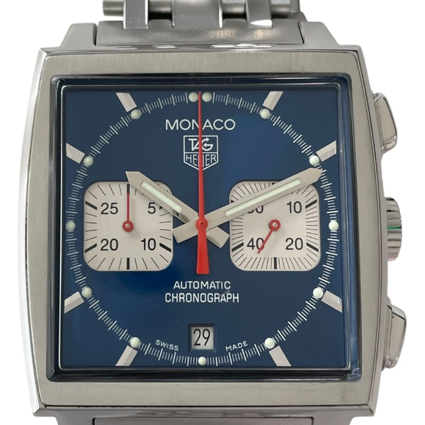 タグ・ホイヤー TAG HEUER モナコ スティーブ・マックイーン CW2113.BA0780 ブルー SS メンズ 腕時計