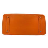 エルメス HERMES ショルダーバーキン □H刻 オレンジ SV金具 トリヨン レディース ショルダーバッグ