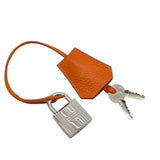エルメス HERMES ショルダーバーキン □H刻 オレンジ SV金具 トリヨン レディース ショルダーバッグ