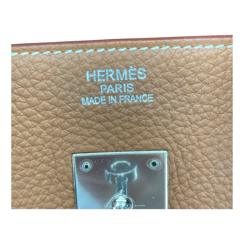 エルメス HERMES バーキン35 □Q刻 ゴールド SV金具 トゴ レディース ハンドバッグ