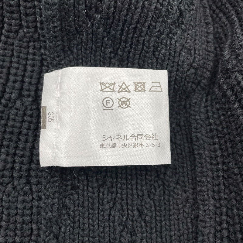 シャネル CHANEL ココマークボタンニットジャケット P79195 ネイビー コットン レディース その他アウター