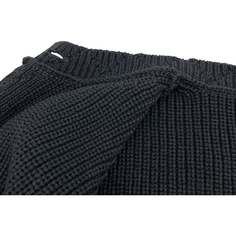 シャネル CHANEL ココマークボタンニットジャケット P79195 ネイビー コットン レディース その他アウター