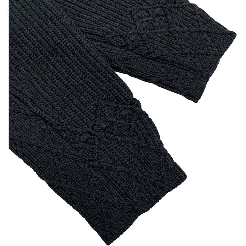 シャネル CHANEL ココマークボタンニットジャケット P79195 ネイビー コットン レディース その他アウター