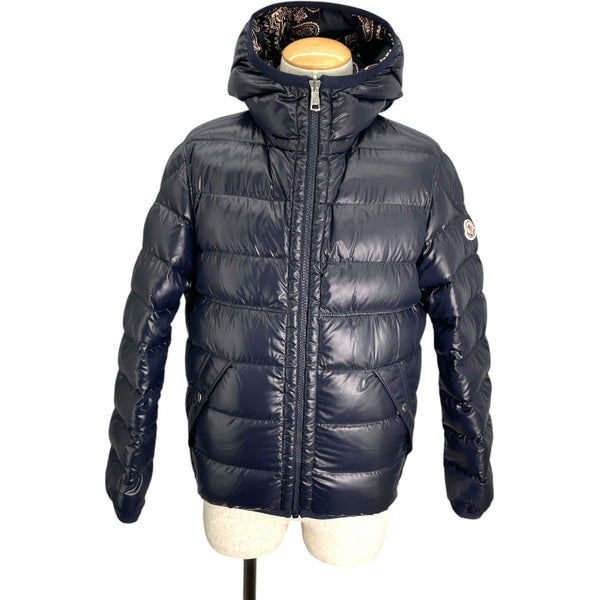 モンクレール MONCLER FREVILLEリバーシブルダウンジャケット G20911A00015 68950 ネイビー ナイロン メンズ ダウンジャケット
