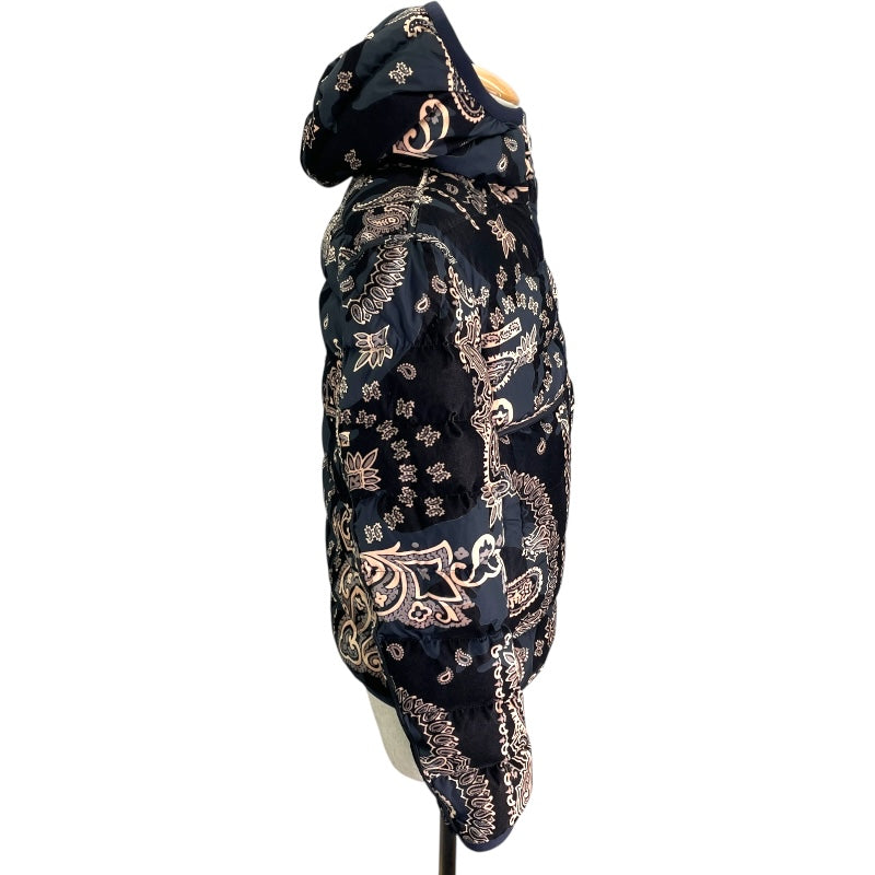 モンクレール MONCLER FREVILLEリバーシブルダウンジャケット G20911A00015 68950 ネイビー ナイロン メンズ ダウンジャケット