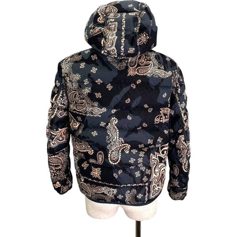 モンクレール MONCLER FREVILLEリバーシブルダウンジャケット G20911A00015 68950 ネイビー ナイロン メンズ ダウンジャケット