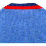 グッチ GUCCI ラビットロゴニットセーター 519831 ブルー 羊毛 レディース セーター