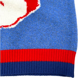 グッチ GUCCI ラビットロゴニットセーター 519831 ブルー 羊毛 レディース セーター