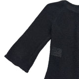 シャネル CHANEL ホースボタンツイードカーディガン P57896 ブラック コットン レディース カーディガン