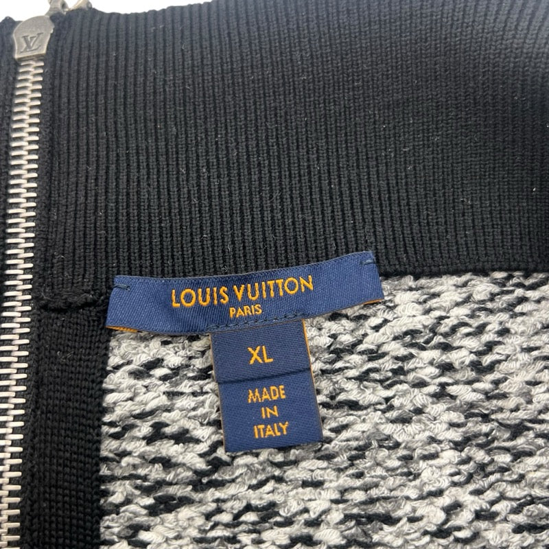 ルイ・ヴィトン LOUIS VUITTON ツイードニットスカート FMKZ92 グレー ツイード レディース ロングスカート
