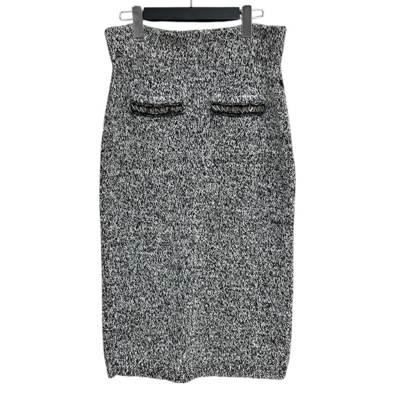 ルイ・ヴィトン LOUIS VUITTON ツイードニットスカート FMKZ92 グレー ツイード レディース ロングスカート