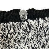 ルイ・ヴィトン LOUIS VUITTON ツイードニットスカート FMKZ92 グレー ツイード レディース ロングスカート