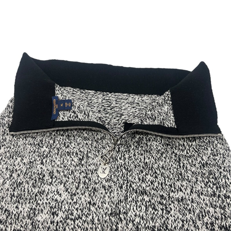 ルイ・ヴィトン LOUIS VUITTON ツイードニットスカート FMKZ92 グレー ツイード レディース ロングスカート