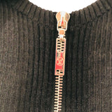 ルイ・ヴィトン LOUIS VUITTON モノグラム切替ジップワンピース FADR36 ウール レディース ワンピース