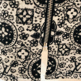 ルイ・ヴィトン LOUIS VUITTON モノグラム切替ジップワンピース FADR36 ウール レディース ワンピース