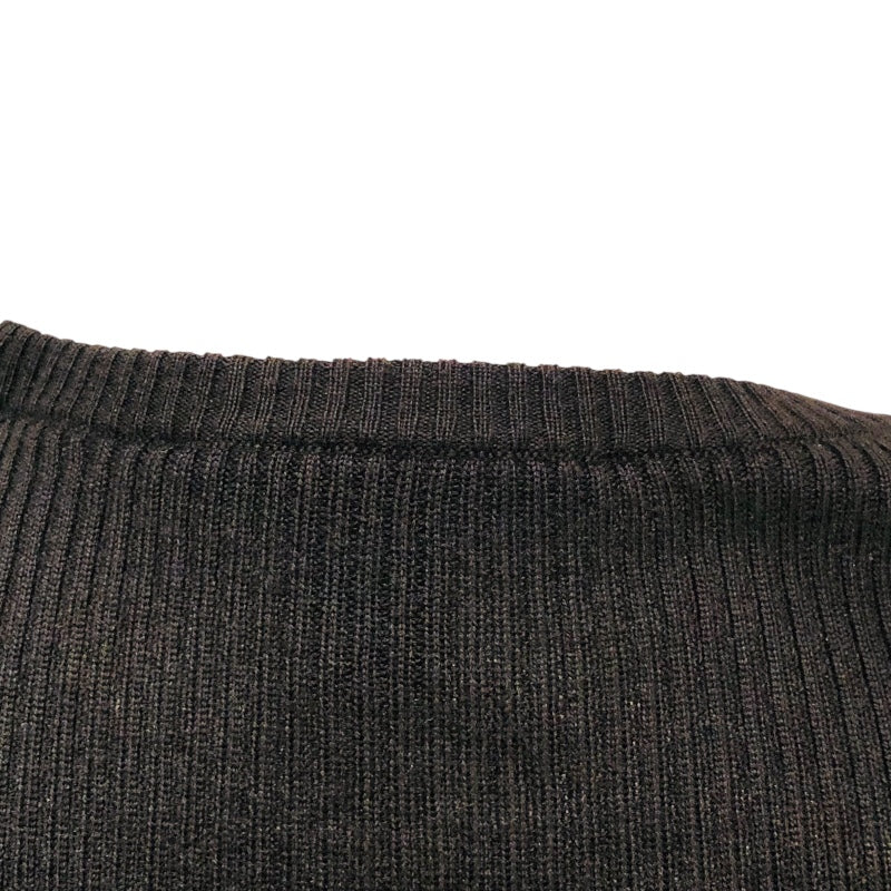 ルイ・ヴィトン LOUIS VUITTON モノグラム切替ジップワンピース FADR36 ウール レディース ワンピース