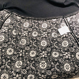 ルイ・ヴィトン LOUIS VUITTON モノグラム切替ジップワンピース FADR36 ウール レディース ワンピース