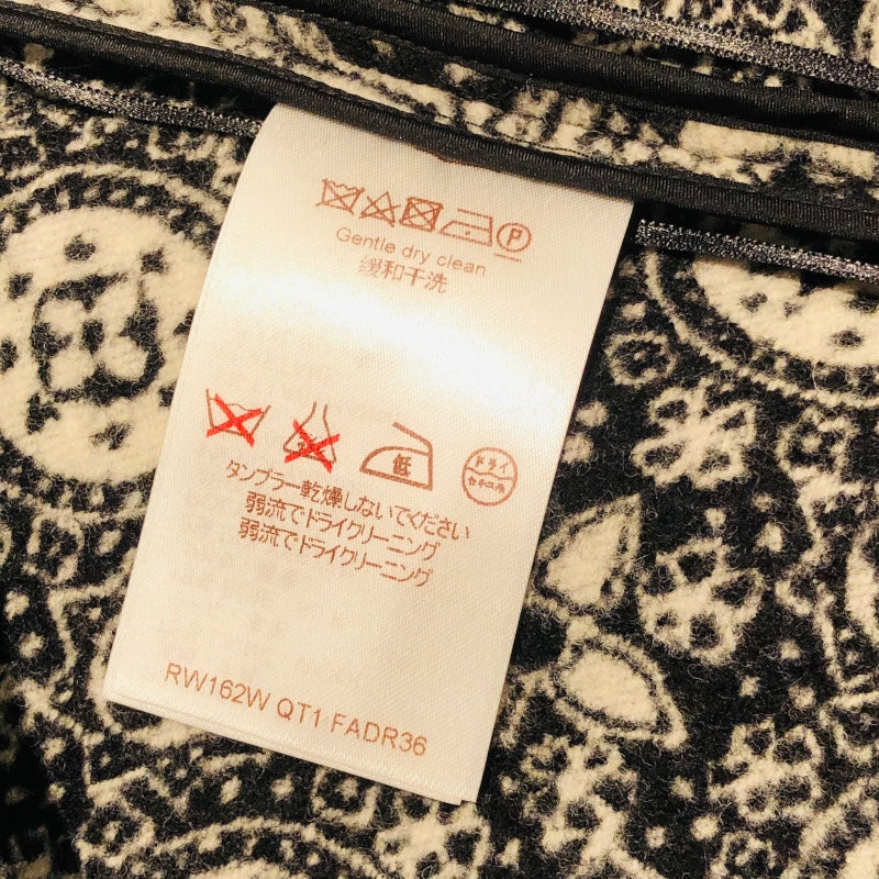 ルイ・ヴィトン LOUIS VUITTON モノグラム切替ジップワンピース FADR36 ウール レディース ワンピース