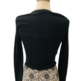 ルイ・ヴィトン LOUIS VUITTON モノグラム切替ジップワンピース FADR36 ウール レディース ワンピース