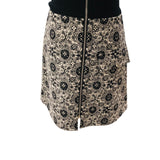 ルイ・ヴィトン LOUIS VUITTON モノグラム切替ジップワンピース FADR36 ウール レディース ワンピース