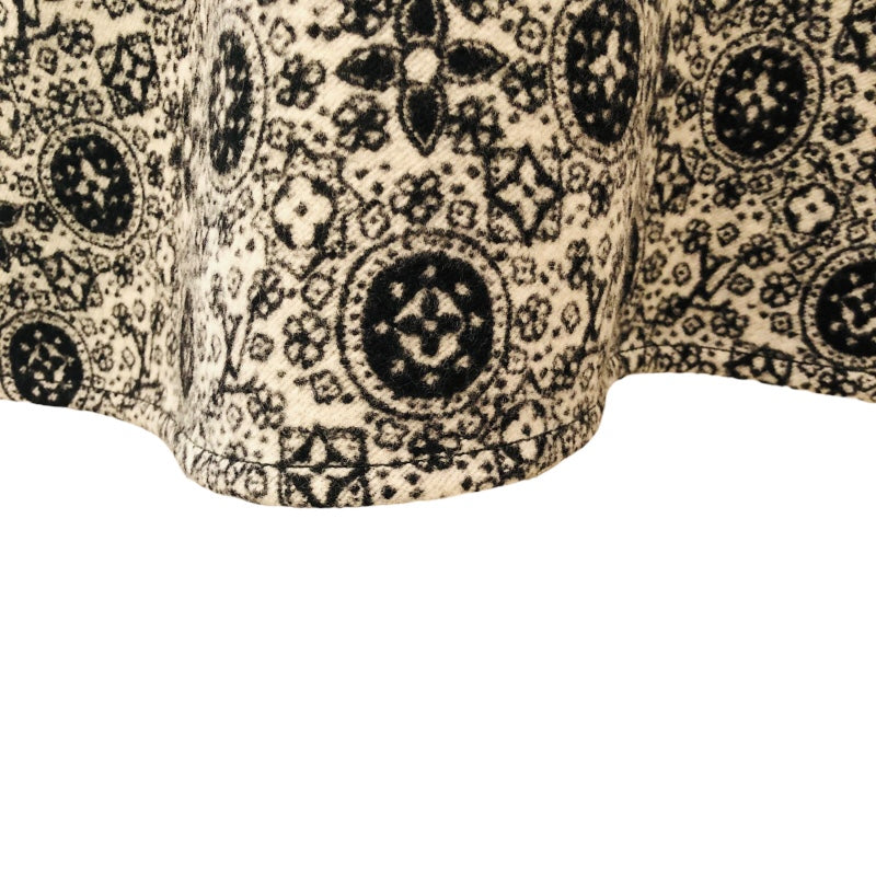 ルイ・ヴィトン LOUIS VUITTON モノグラム切替ジップワンピース FADR36 ウール レディース ワンピース