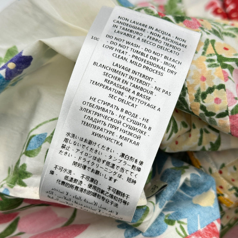 グッチ GUCCI GGパールボタン花柄ワンピース 453982 マルチカラー