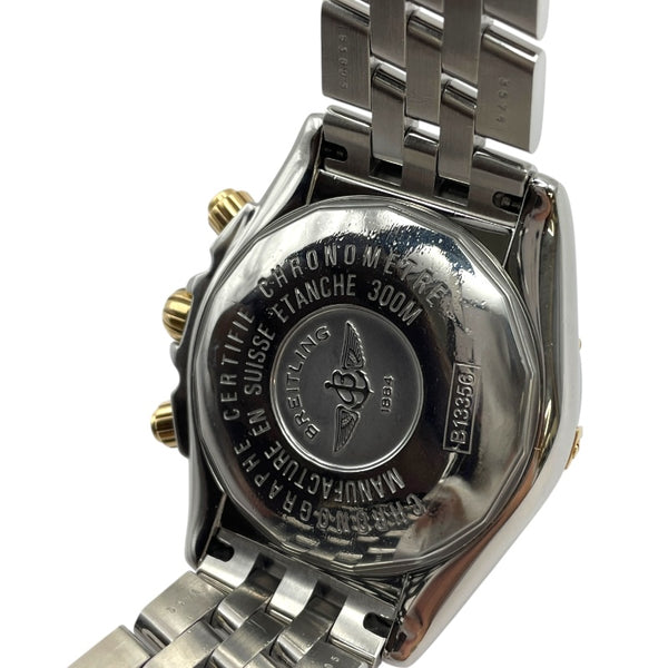 ブライトリング BREITLING クロノマットエボリューション B13356 ブラック SS/YG 自動巻き メンズ 腕時計