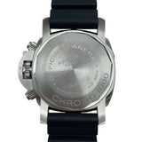 パネライ PANERAI ルミノールサブマーシブル クロノグラフ 1000 PAM00187 ブラック SS 自動巻き メンズ 腕時計