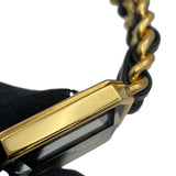 シャネル CHANEL プルミエール M H0001 ブラック GP レディース 腕時計