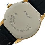 カルティエ Cartier ロンド ソロドゥカルティエ W6700355 ホワイト K18/SS メンズ 腕時計