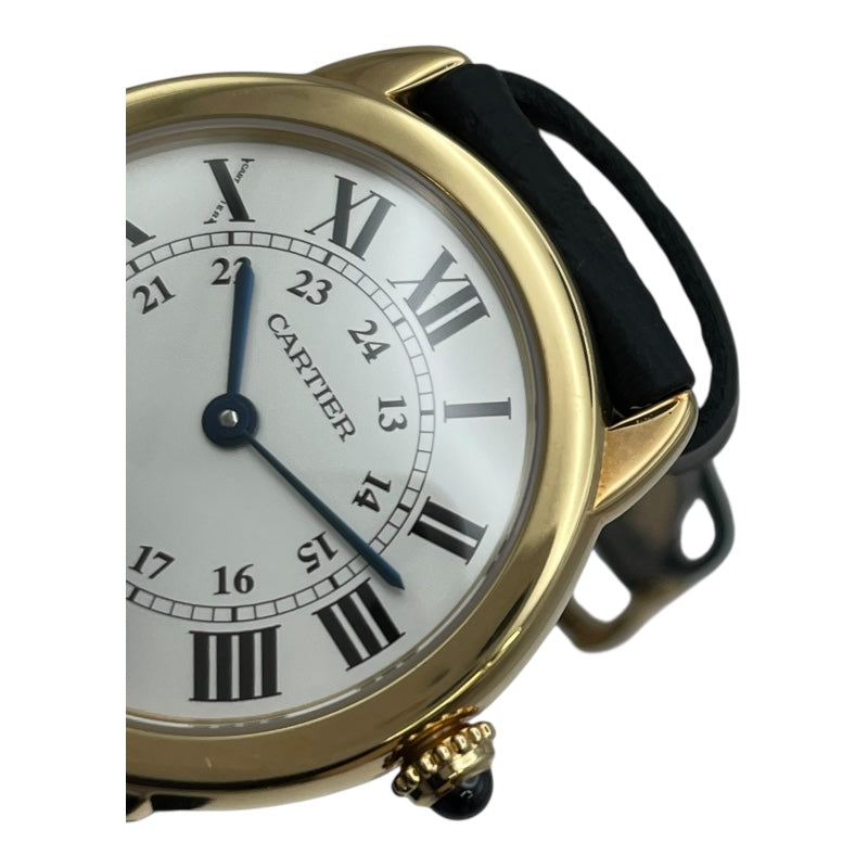カルティエ Cartier ロンド ソロドゥカルティエ W6700355 ホワイト K18/SS メンズ 腕時計