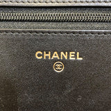 シャネル CHANEL 2.55 チェーンウォレット A80441 ブラック/ゴールド金具 ラム レディース ショルダーバッグ