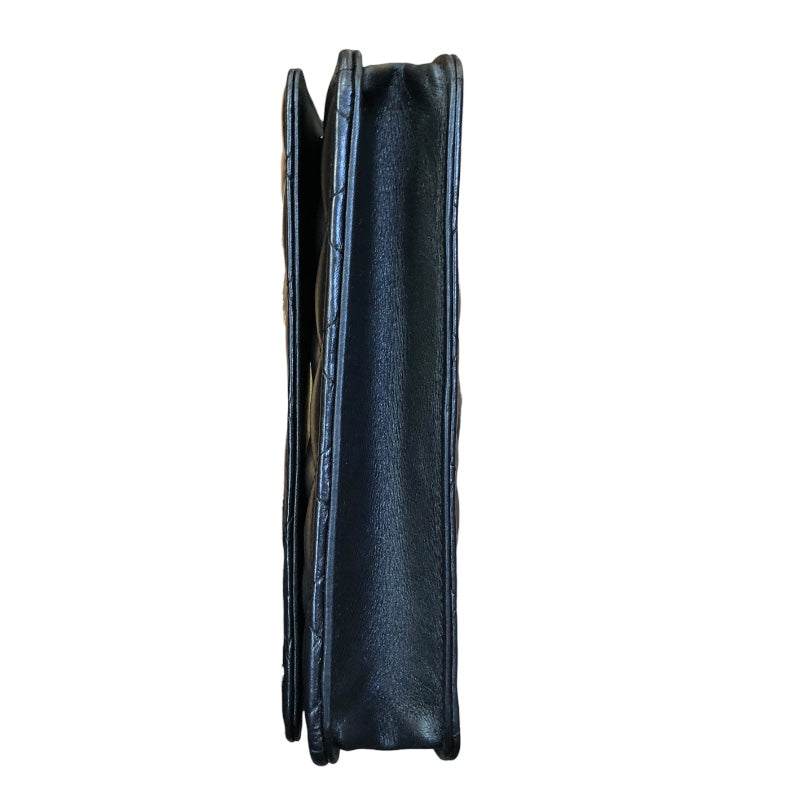 シャネル CHANEL 2.55 チェーンウォレット A80441 ブラック/ゴールド金具 ラム レディース ショルダーバッグ