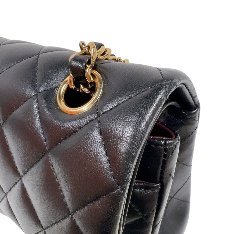 シャネル CHANEL マトラッセ23　チェーンショルダー A01113 ブラック ゴールド金具 ラムスキン レディース ショルダーバッグ