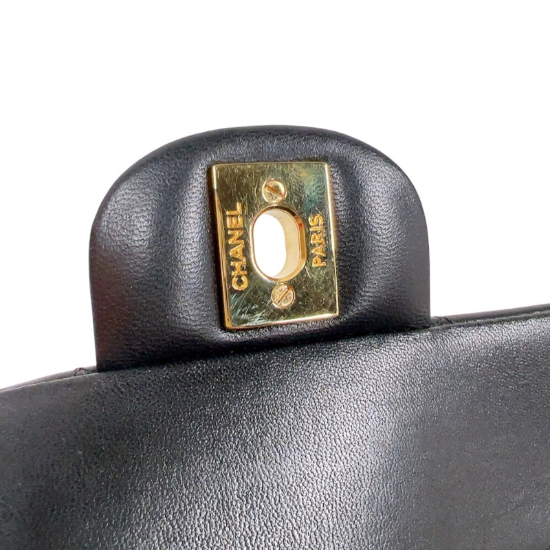 シャネル CHANEL マトラッセ23　チェーンショルダー A01113 ブラック ゴールド金具 ラムスキン レディース ショルダーバッグ