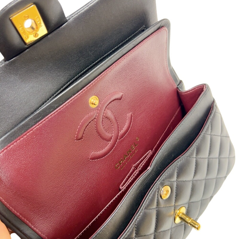 シャネル CHANEL マトラッセ23　チェーンショルダー A01113 ブラック ゴールド金具 ラムスキン レディース ショルダーバッグ
