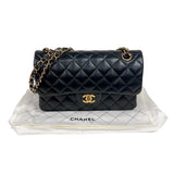 シャネル CHANEL マトラッセ23　チェーンショルダー A01113 ブラック ゴールド金具 ラムスキン レディース ショルダーバッグ